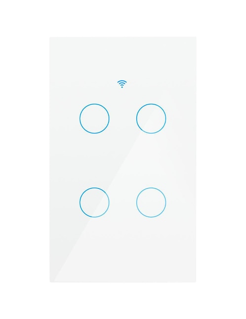 Interruptor de luz inteligente WiFi 1 botón Smartify - Blanco