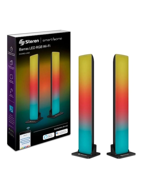 Lámpara decorativa Steren Barras LED RGB