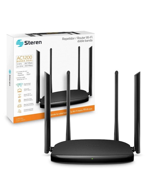 Router alámbrico e inalámbrico Steren com-852