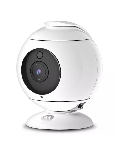 Cámara individual de seguridad Motorola inalámbrica Full HD 360° con capacidad de grabar con visión nocturna compatible con app Hubble para interior