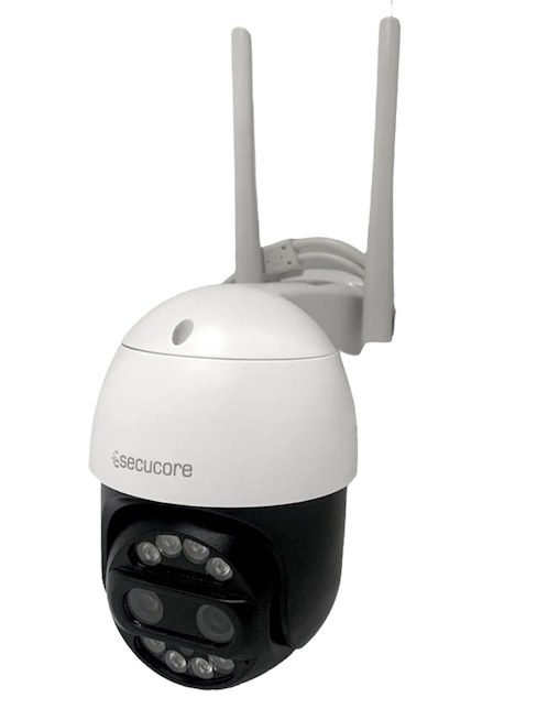 Cámara Wi-Fi de seguridad Secucore inalámbrica QHD 84° con capacidad para grabar para interior y exterior