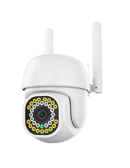 Cámara WI-FI de seguridad Wünd alámbrica HD 180° con capacidad de grabar y con visión nocturna para interior y exterior