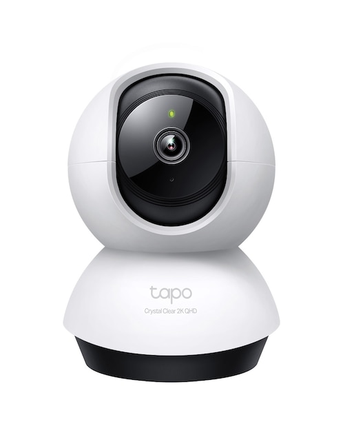 Cámara individual de seguridad TP-Link inalámbrica 2K 360° con capacidad para grabar y visión nocturna compatible con Amazon Alexa y Google Assistant para interior
