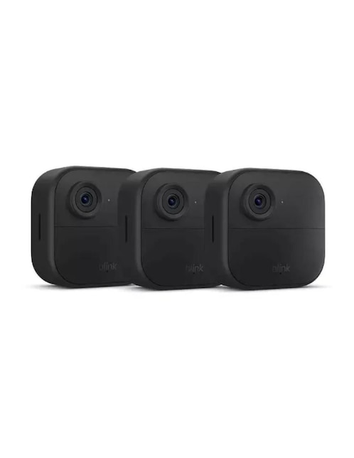 Kit 3 cámaras de seguridad Blink inalámbrica Full HD 110° con capacidad para grabar visión nocturna para interior y exterior