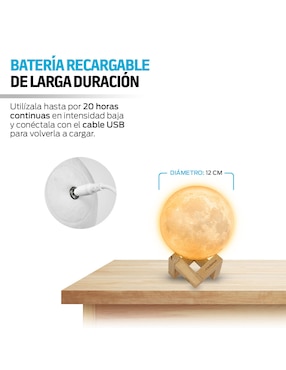 Lámpara de escritorio Red Lemon de plástico