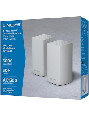 Sistema Wi-Fi de Mallas Inteligentes Velop Linksys