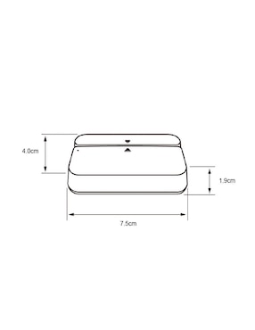 Sensor movimiento de puerta y ventana Tecnolite SW02WDVCDBTCW