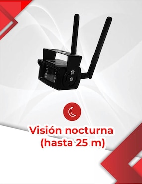 Cámara individual de seguridad Secucore inalámbrica Full HD 90° con capacidad para grabar para interior y exterior