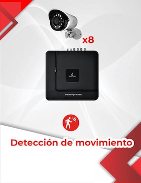 Kit 8 cámaras de seguridad Secucore inalámbrica Full HD 90° con capacidad para grabar visión nocturna para interior y exterior
