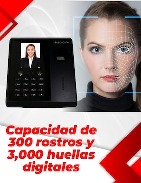 Reloj checador biométrico Secucore FRH10