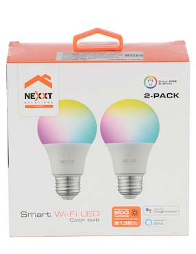 Set de focos LED Nexxt 100W de consumo 9W de iluminación 800 lúmenes