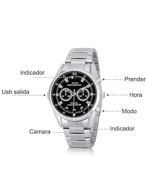 Cámara individual de seguridad Gogo Electronics Full HD 70.4° con capacidad para grabar para interior y exterior