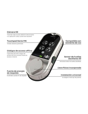 Cerradura smart Lockly Vision