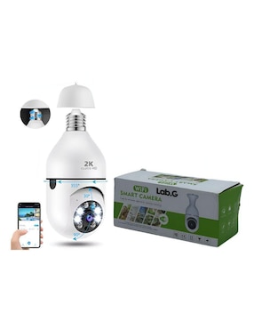 Cámara individual de seguridad Genérica alámbrica Full HD 360° con capacidad para grabar para interior y exterior