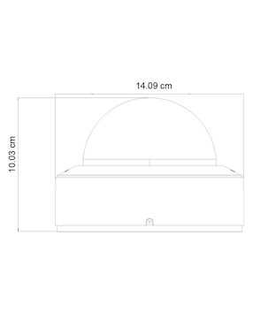 Cámara individual de seguridad Provision Isr inalámbrica Full HD 84° a 34° con capacidad para grabar para interior y exterior