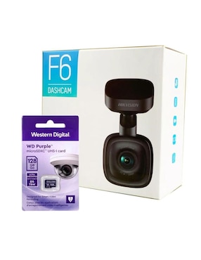 Cámara individual de seguridad Hikvision inalámbrica Full HD 120° a 170° con capacidad para grabar para interior