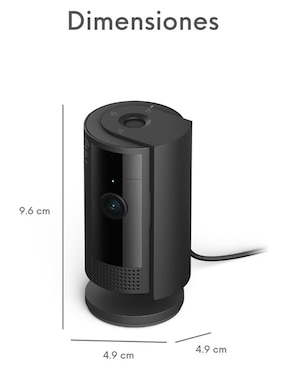 Cámara Wi-Fi de seguridad Ring modelo Indoor Cam Gen 2 inalámbrica HD 110 a 60° con capacidad para grabar para interior