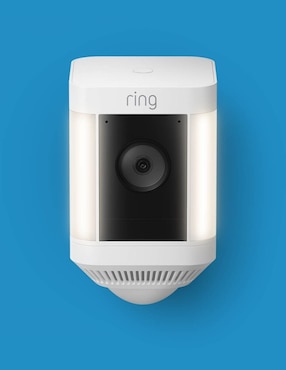Cámara Wi-Fi de seguridad Ring modelo Spotlight Plus Cam inalámbrica HD 110 a 60° para exterior