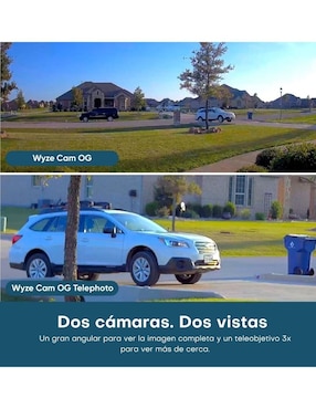 Cámara Wi-Fi de seguridad Wyze inalámbrica HD 114° con capacidad para grabar para interior y exterior