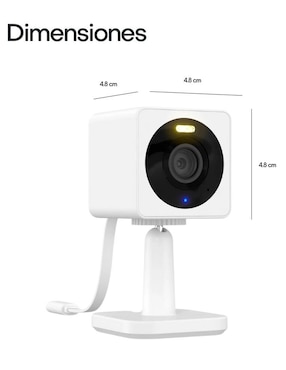 Cámara Wi-Fi de seguridad Wyze inalámbrica HD 114° con capacidad para grabar para interior y exterior