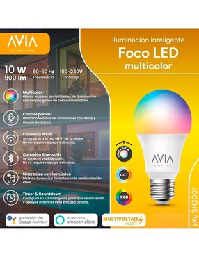 Foco LED Avia Lighting By Igoto 10 w de consumo 60 w de iluminación 900 lm lúmenes