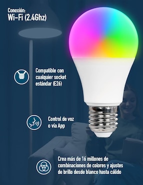 Foco LED Icon 9 W de consumo 9 W de iluminación 720 llúmenes
