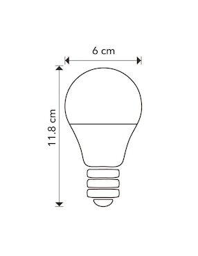 Foco LED Icon 9 W de consumo 9 W de iluminación 720 llúmenes