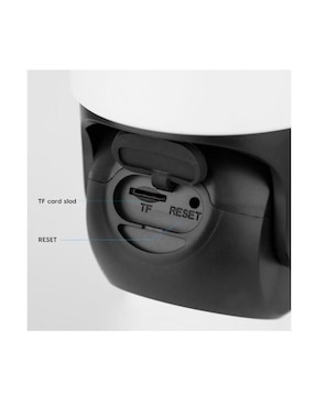 Cámara individual de seguridad Gogo Electronics inalámbrica Full HD 360° con capacidad para grabar para interior y exterior