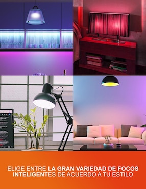 Foco LED Tecnolite Connect 4.5 W de consumo 4.5 W de iluminación 350 lúmenes