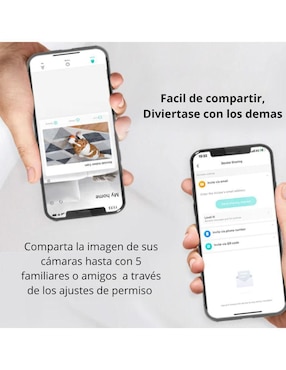 Cámara Wi-Fi de seguridad 360 alámbrica Full HD 120° a 170° con capacidad para grabar para interior y exterior