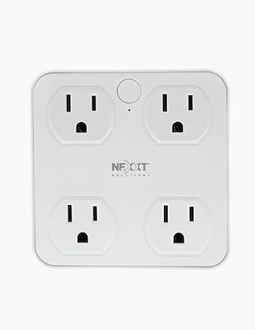 Multicontacto Smart Nexxt NHP-T610 De 4 Contactos Y 2 Puertos USB