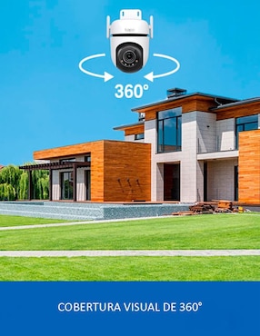 Cámara individual de seguridad Tp-Link inalámbrica Full HD 360° con capacidad para grabar para interior y exterior