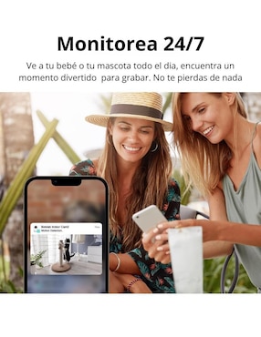 Cámara Wi-Fi de seguridad 360 inalámbrica HD 360° con capacidad para grabar para interior