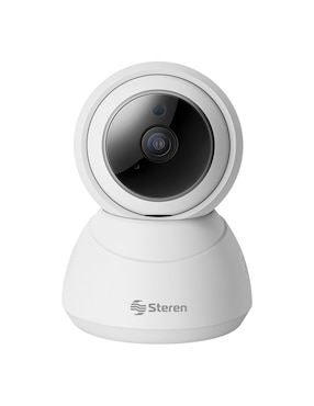 Cámara Individual De Seguridad Steren Inalámbrica Full HD 360° Con Capacidad De Grabar Con Visión Nocturna App Steren Home / Android Para Interior