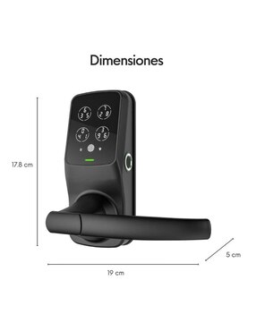 Cerradura digital Lockly Plus Latch de combinación