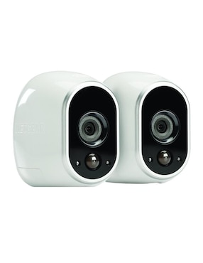 Kit 2 Cámaras De Seguridad Arlo Inalámbricas HD Con Capacidad De Grabar Con Visión Nocturna Compatible Con Tablet, Smartphone Para Interior Y Exterior