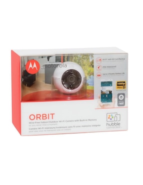 Cámara individual de seguridad Motorola inalámbrica Full HD 150° a 60° con capacidad para grabar para interior y exterior
