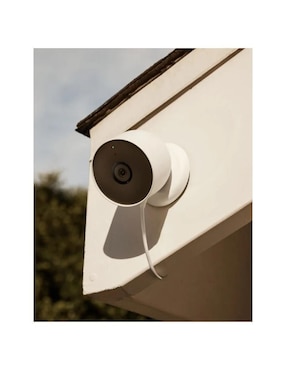 Cámara individual de seguridad Google inalámbrica HD 180° con capacidad para grabar visión nocturna para interior y exterior