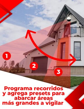 Cámara Wi-Fi de seguridad Secucore inalámbrica QHD 84° con capacidad para grabar para interior y exterior