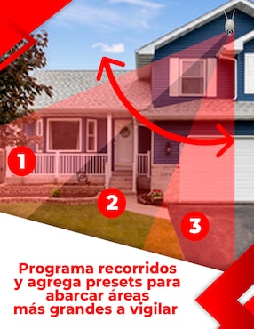 Cámara Wi-Fi de seguridad Secucore inalámbrica QHD 84° con capacidad para grabar para interior y exterior