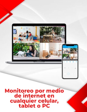 Cámara Wi-Fi de seguridad Secucore inalámbrica QHD 84° con capacidad para grabar para interior y exterior