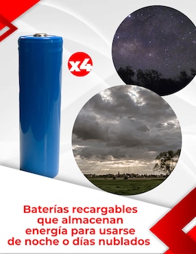 Cámara solar de seguridad Secucore inalámbrica QHD 90° con capacidad para grabar para exterior