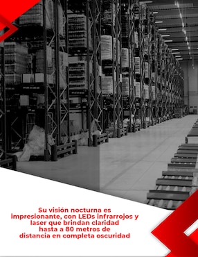 Cámara Wi-Fi de seguridad Secucore inalámbrica QHD 360° con capacidad para grabar para interior y exterior