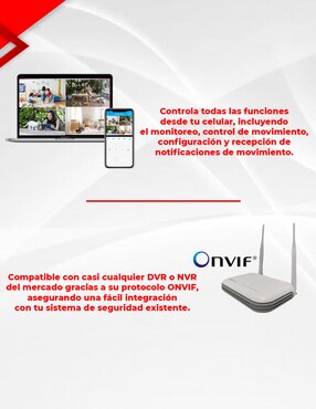 Cámara Wi-Fi de seguridad Secucore inalámbrica QHD 360° con capacidad para grabar para interior y exterior
