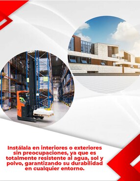 Cámara Wi-Fi de seguridad Secucore inalámbrica QHD 360° con capacidad para grabar para interior y exterior