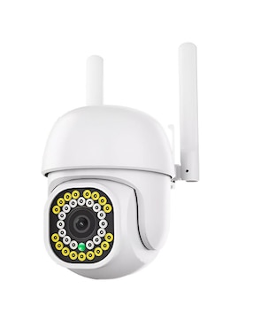 Cámara WI-FI De Seguridad Wünd Alámbrica HD 180° Con Capacidad De Grabar Y Con Visión Nocturna Para Interior Y Exterior