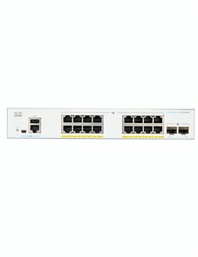 Conmutador Ethernet Alámbrica Cisco Cbs250-16p-2g-na