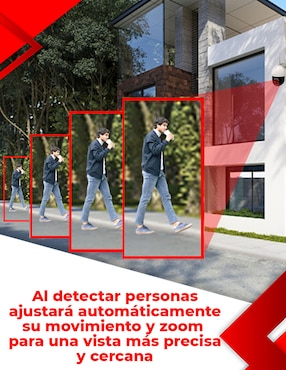 Kit 4 cámaras de seguridad Secucore inalámbrica 2K 360° con capacidad para grabar visión nocturna para interior y exterior