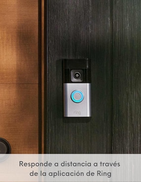 Cámara con timbre de seguridad Ring modelo Battery Doorbell Pro inalámbrica HD 150° a 60° con capacidad para grabar visión nocturna para exterior