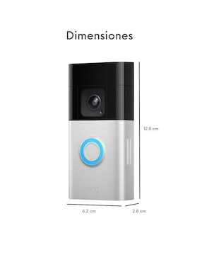 Cámara con timbre de seguridad Ring modelo Battery Doorbell Pro inalámbrica HD 150° a 60° con capacidad para grabar visión nocturna para exterior